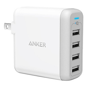 Adapter Sạc 4 Cổng Anker PowerPort 40W - A2142 - Hàng Chính Hãng